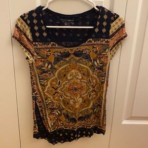 Boho lucky brand classy top, XS